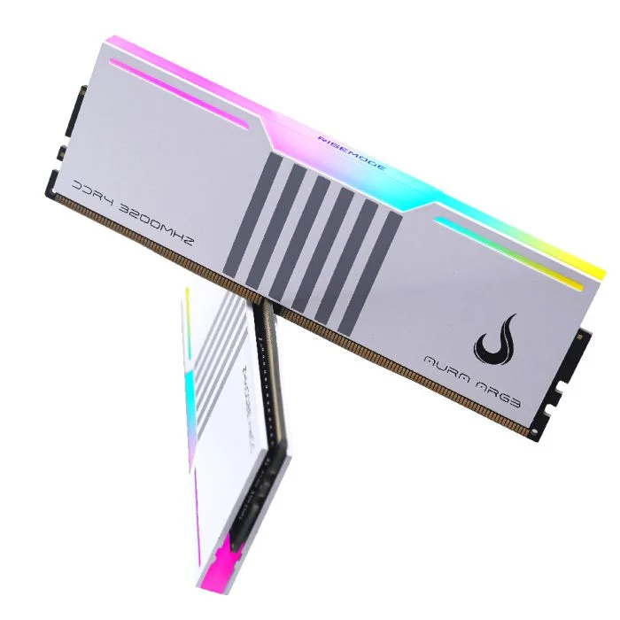 Imagem 4 de 4 do produto Memória RAM Gamer Rise Mode Aura, ARGB, 8GB, 3200MHz, DDR4, CL19, Branco - RM-D4AW-8G-3200ARGB