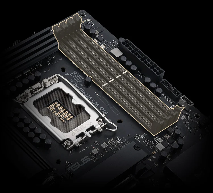 Placa Mãe Asus Pro Ws W680-ace LGA 1700 - Workstation Profissional Com Chipset Intel W680 Placa Mãe Asus Pro Ws W680-ace LGA 1700 - Workstation Profissional Com Chipset Intel W680