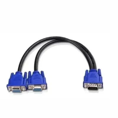 Cabo Y Vga RGB Ligar Um Computador Em Dois Monitores