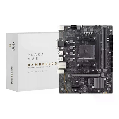Placa Mãe Duex Dxmb B550g, Am4, Ddr4, Micro Atx, Dxmbb550g