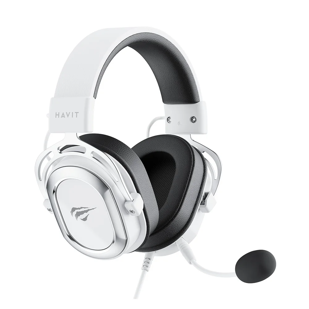 Imagem 3 de 5 do produto Headset Gamer Havit Gamenote H2008d Mic Branco/preto