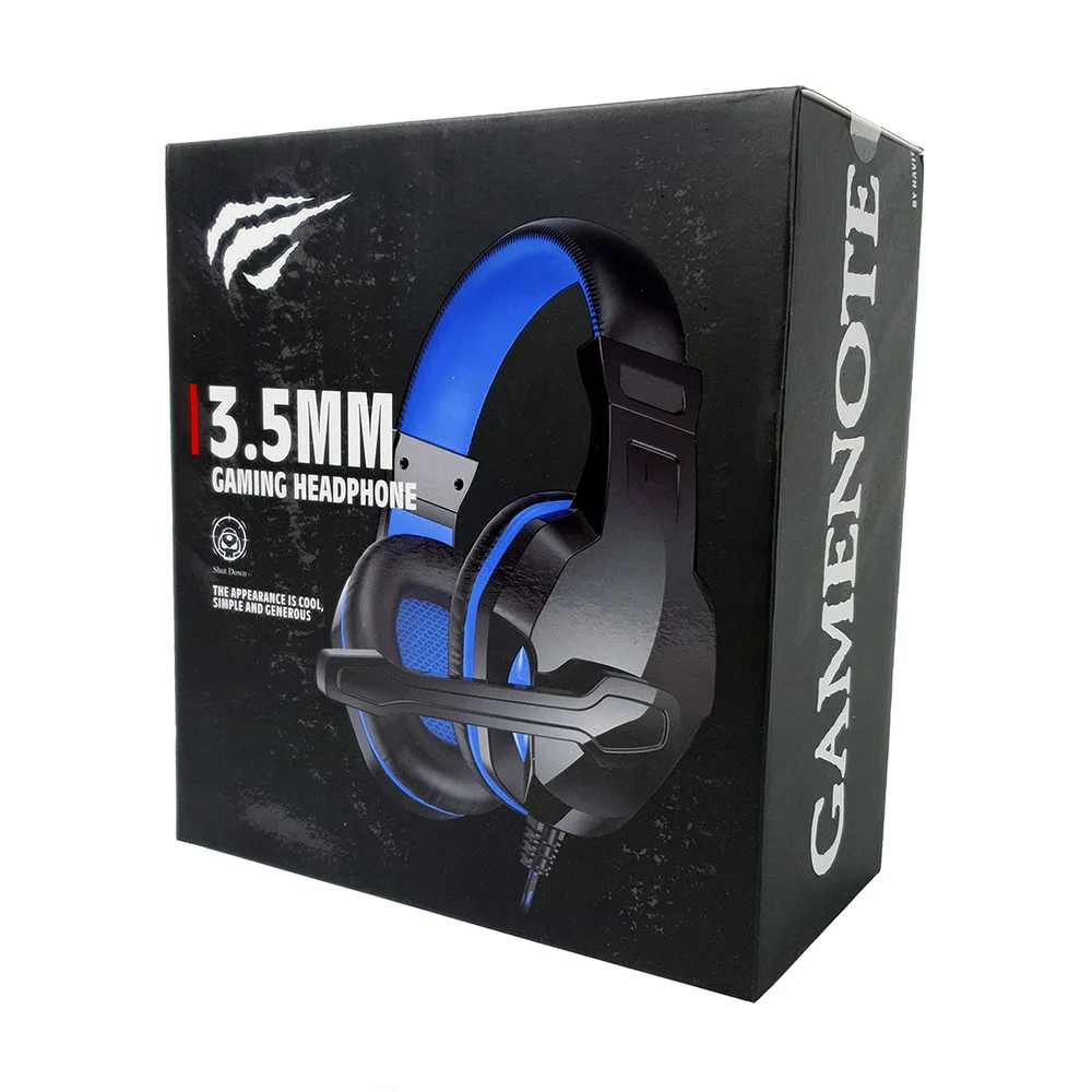 Imagem 2 de 5 do produto Headset Gamer Havit Gamenote H763d Preto/azul