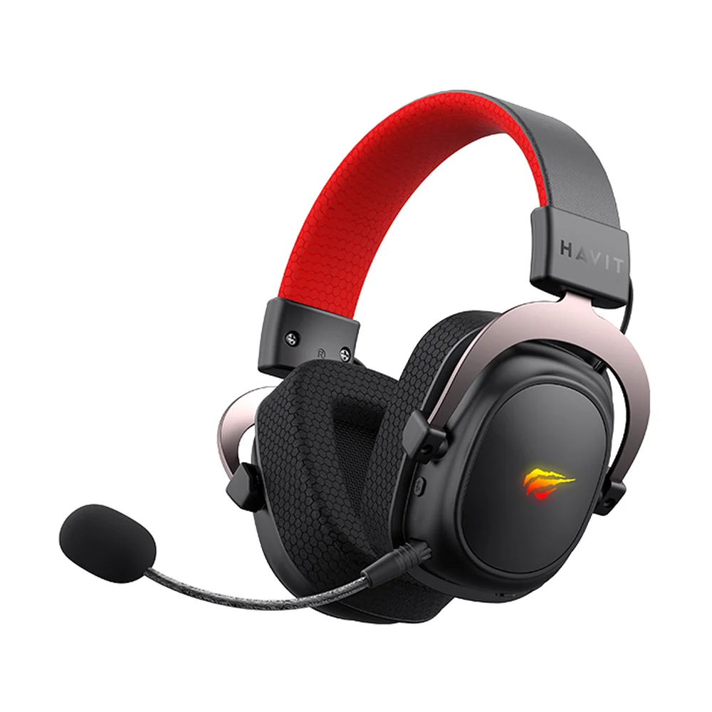 Headset Gamer Havit Gamenote H2002bg Usb Bt 2.4hz Preto Headset Gamer Havit Gamenote H2002bg Usb Bt 2.4hz Preto