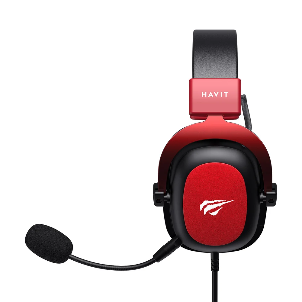 Imagem 3 de 5 do produto Headset Gamer Havit Gamenote H2002d Preto/vermelho