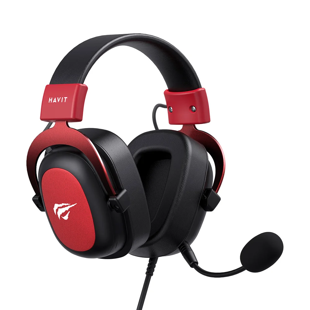 Imagem 4 de 5 do produto Headset Gamer Havit Gamenote H2002d Preto/vermelho