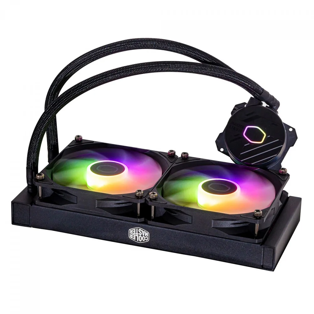 Imagem 2 de 5 do produto Water Cooler Cooler Master Masterliquid 240l Core Spectrum ARGB 240mm Amd/intel Preto Mlw-d24m-a18ps-r1