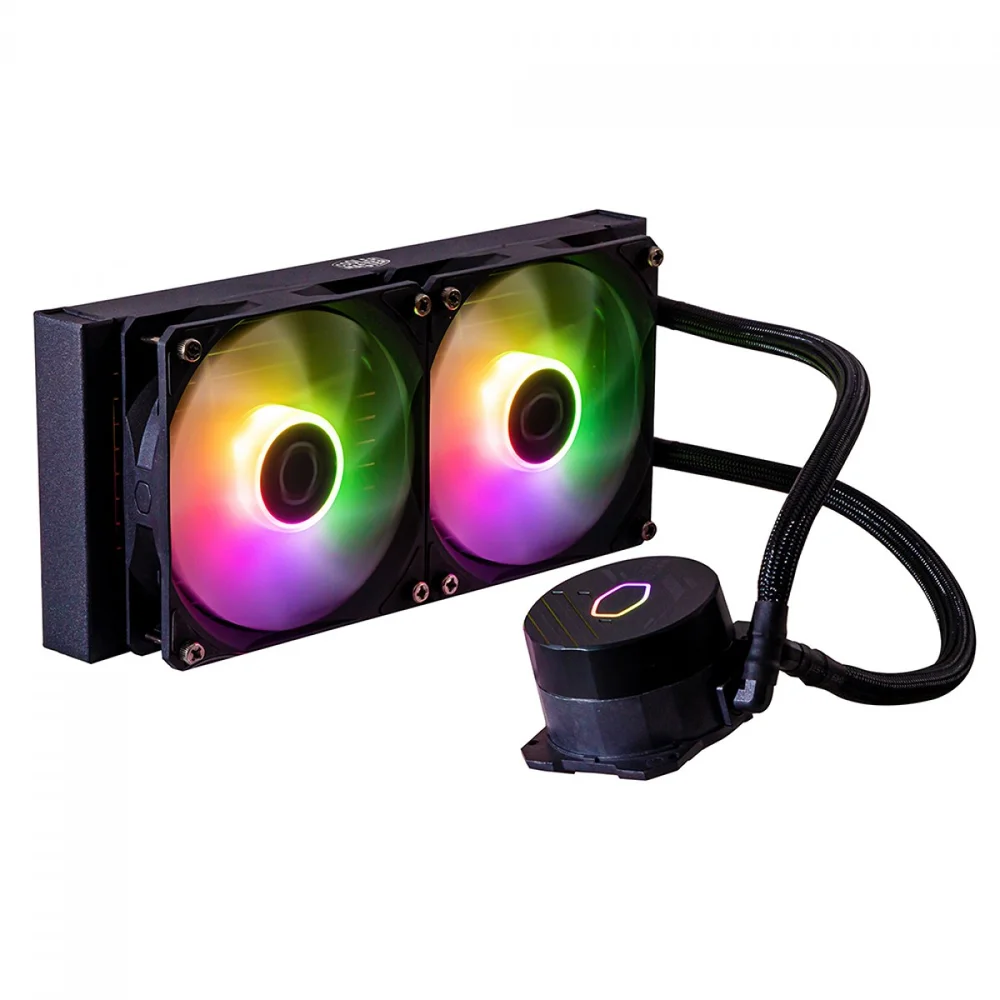 Imagem 3 de 5 do produto Water Cooler Cooler Master Masterliquid 240l Core Spectrum ARGB 240mm Amd/intel Preto Mlw-d24m-a18ps-r1