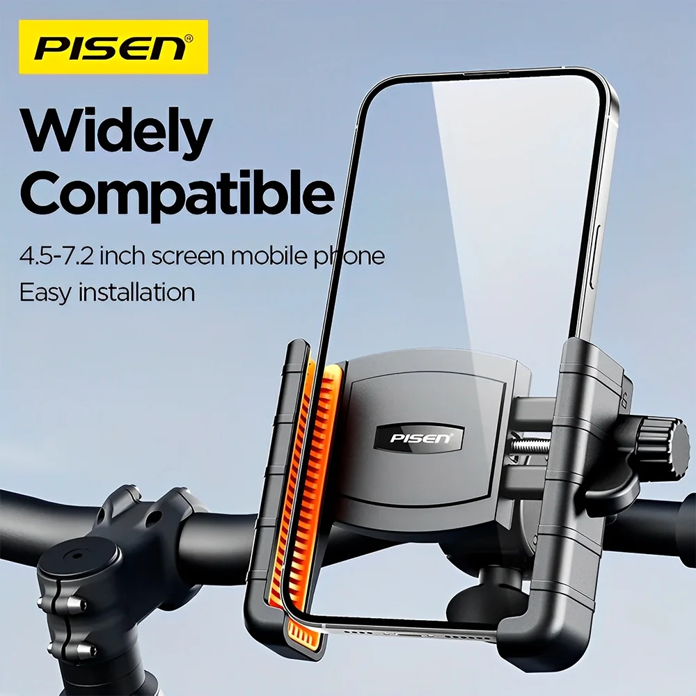Imagem 2 de 5 do produto Suporte Celular Ciclismo Pisen Tp-zj01 Para Guidão Preto