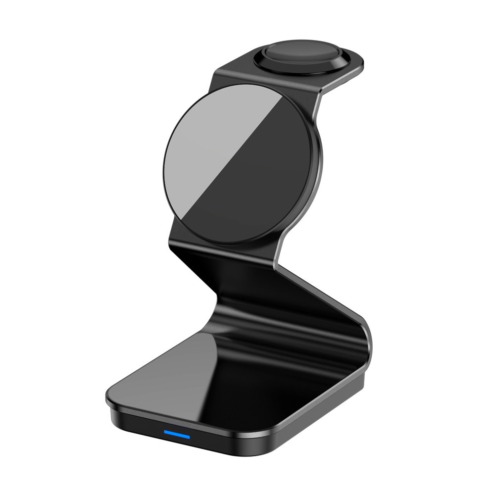 Carregador Magnético 3 In 1 Pisen Tp-c75 Sem Fio Preto