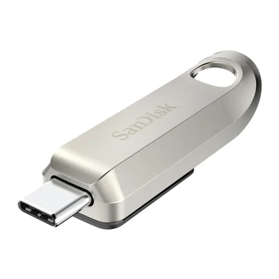 Pen Drive Sandisk 64gb Usb C 3.2 Ultra Luxe 300mbs Prata