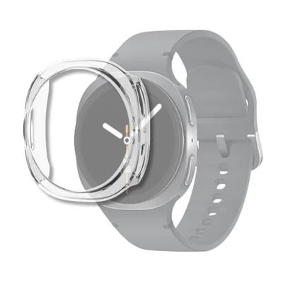 Capa Bumper Para Galaxy Watch 8  - Transparente Tamanho:44mm