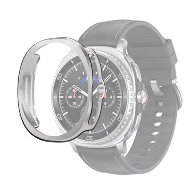 Capa Bumper Para Galaxy Watch 8 Classic - Prata