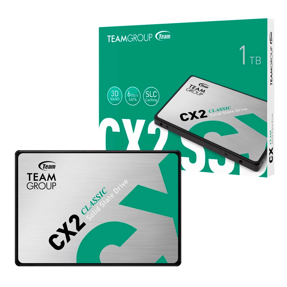 1TB SSD（2.5インチ）TEAMGROUP CX2　ケース（おまけ）付 Produtos com até 15 OFF no PIX KaBuM