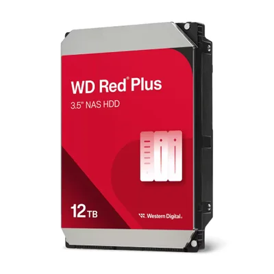 Hd Desktop WD Red Plus 12TB Nas Sata6 7200rpm 512mb - Wd120efgx-68cphn0