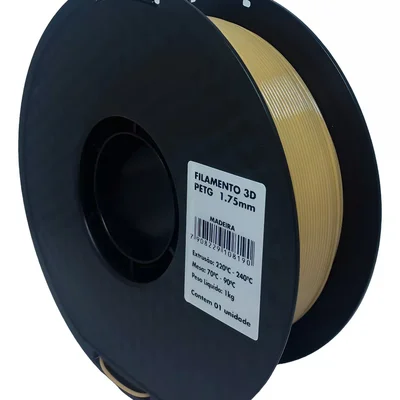 Filamento 3d - Petg Madeira - Rolo 1kg (1.75mm)