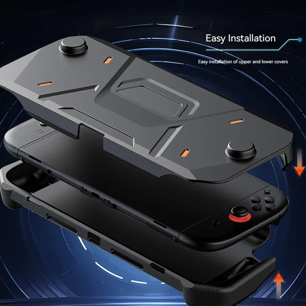 Case / Capa Protetora Hibrida Compatível Com Nintendo Switch 2 – Antiderrapante E Resistente A Quedas