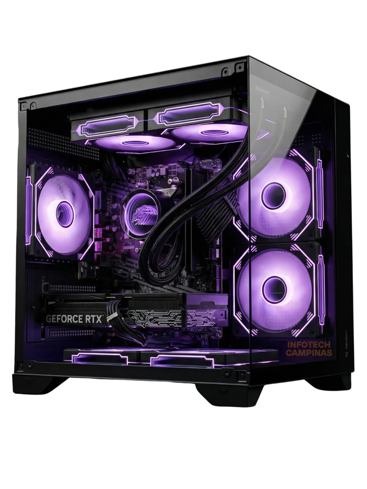 PC Gamer Ryzen 5 7600x | RTX 5060 8GB | Ddr5 32gb | SSD Nvme 1TB | B650m | Water Cooler | Fonte 600w | Win 11 Pro