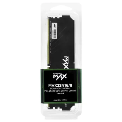 Memória Desktop Ddr4 8GB Macrovip Max 3200mhz Mvx32