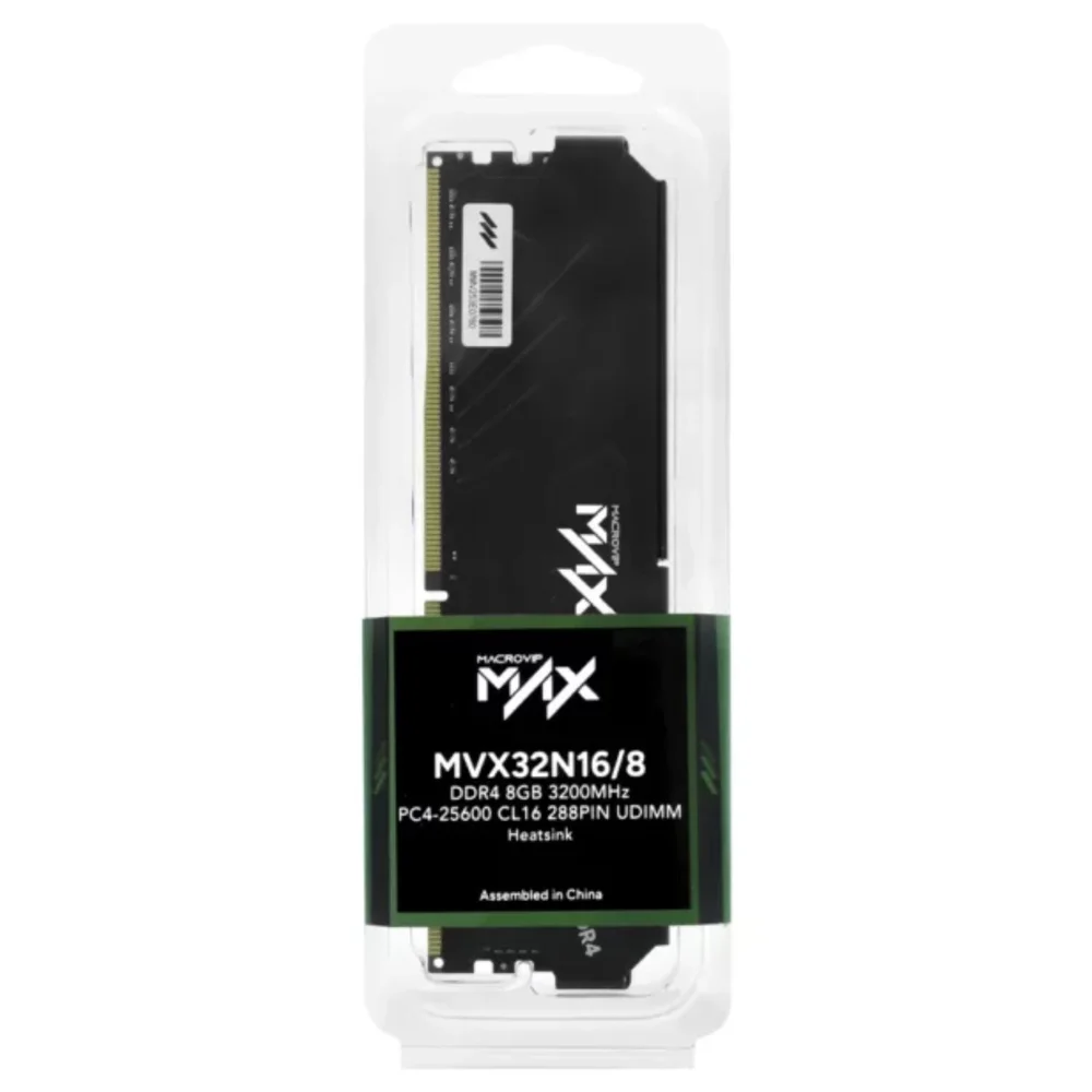 Memória Desktop Ddr4 8GB Macrovip Max 3200mhz Mvx32