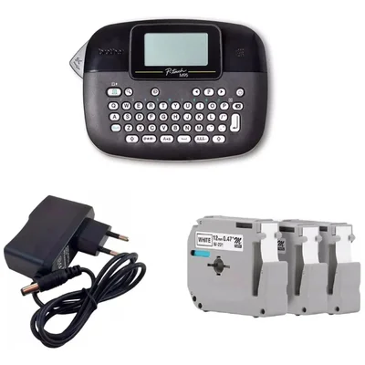Rotulador Brother Pt-m95bk + 03 Fitas + Fonte