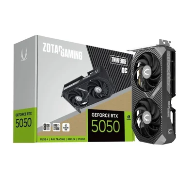 Placa De Video Zotac RTX 5050 Twin Edge Oc 8GB Gddr6 128bits - Zt-b50500h-10m