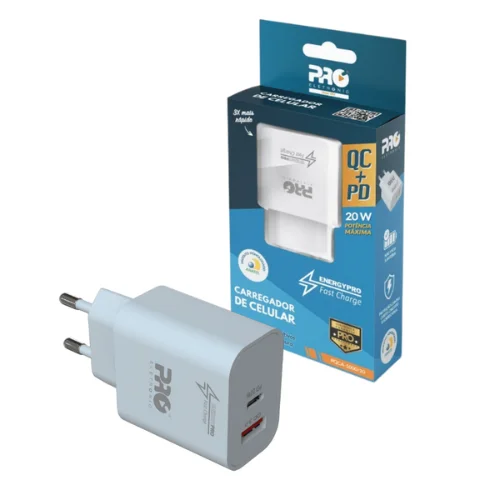 Imagem 3 de 5 do produto Carregador De Celular Universal 20w Proeletronic