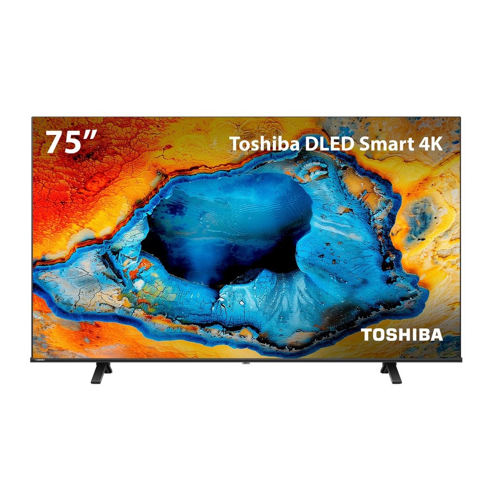Smart Tv DLED 75 4k Toshiba 75c350ns Vidaa 4 HDMI 2 Usb Wi-fi - Tb033m