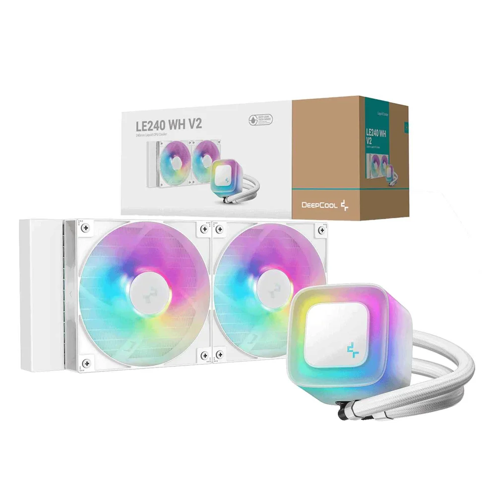Water Cooler Deepcool Le240 V2 ARGB 240mm Branco 7