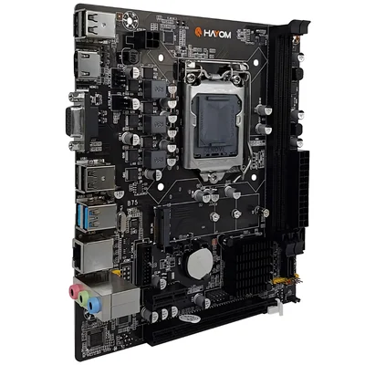 Placa Mãe H61 LGA 1155 DDR3 Dual Channel 16Gb Intel Core i3 i5 i7 2ª e 3ª Geração
