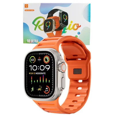 Smartwatch N9 Ultra 49mm Chamadas Batimentos 4 Multiiras Nf Cor Da Caixa:prata