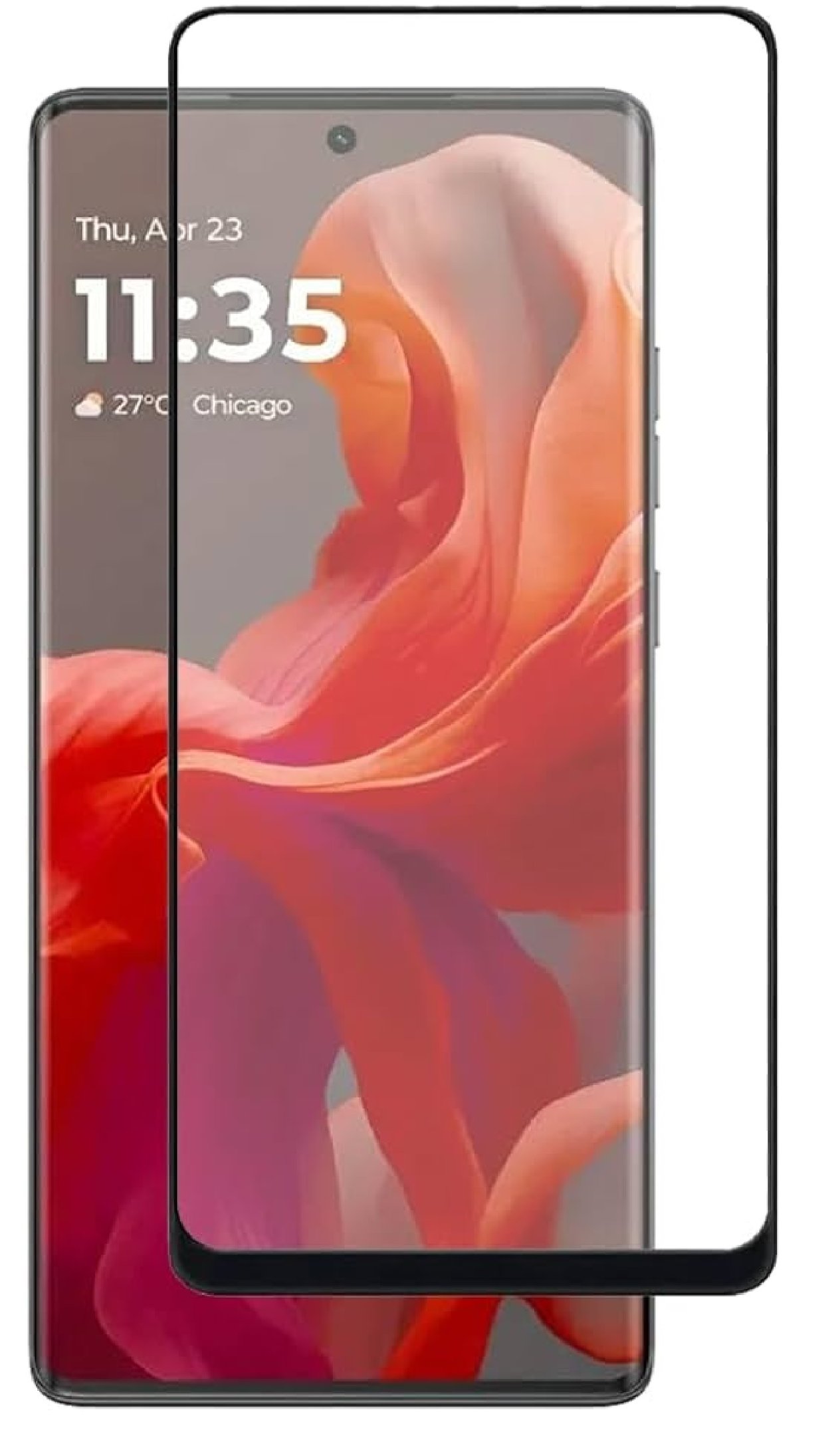 Película De Vidro Temperada Curvada 3d 9d Para Motorola Moto G85