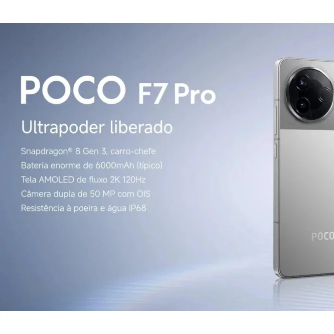 【ほぼ新品】POCO F7 Pro シルバー 256GB Produtos com até 15 OFF no PIX KaBuM