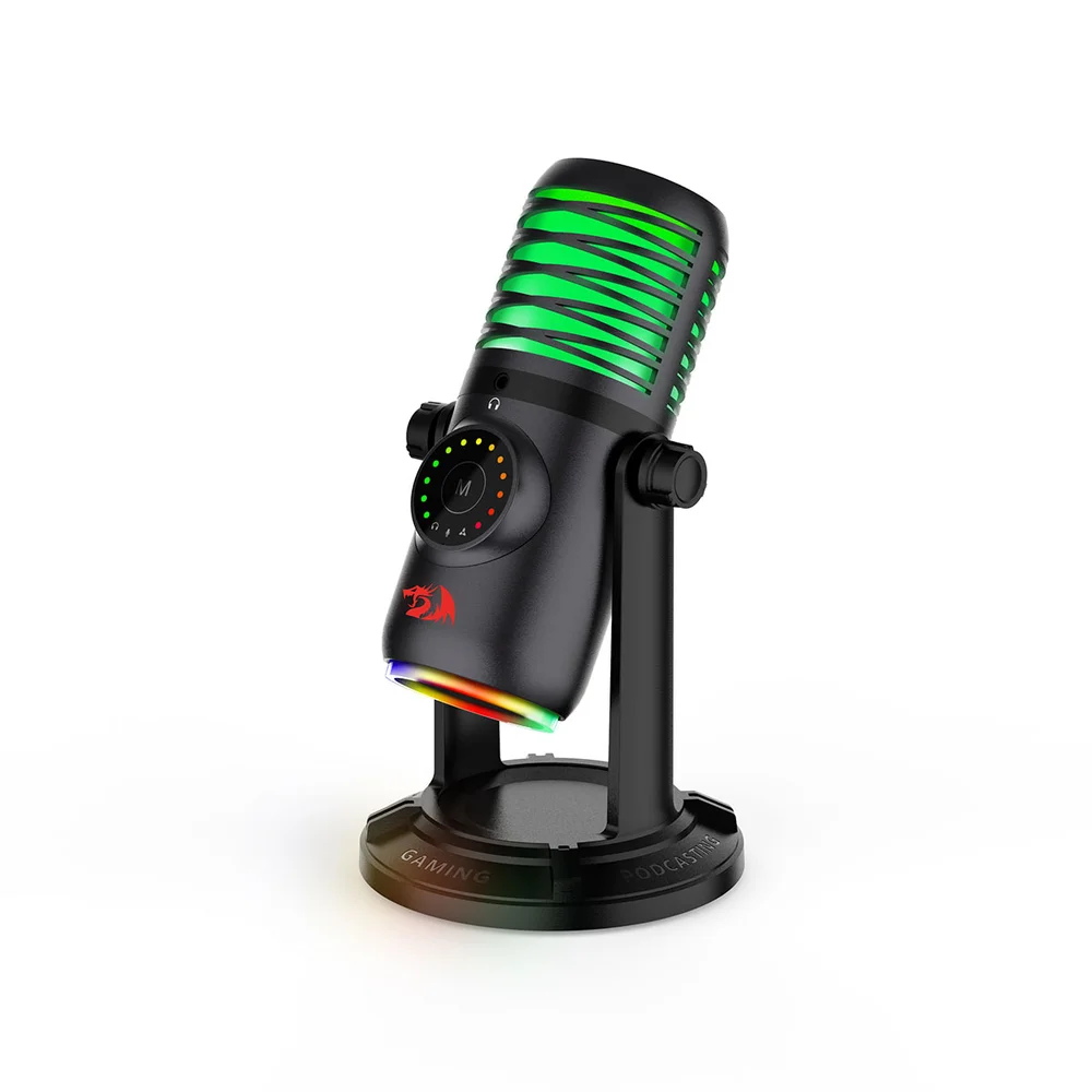 Imagem 4 de 5 do produto Microfone Stellaris RGB Redragon Preto - Gm306