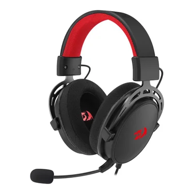 Headset Gamer Redragon Cragblade H541 Driver 53mm Microfone Removível - Preto