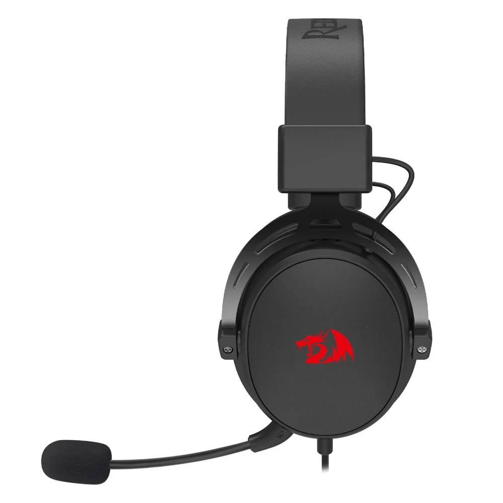 Imagem 2 de 5 do produto Headset Gamer Redragon Cragblade H541 Driver 53mm Microfone Removível - Preto