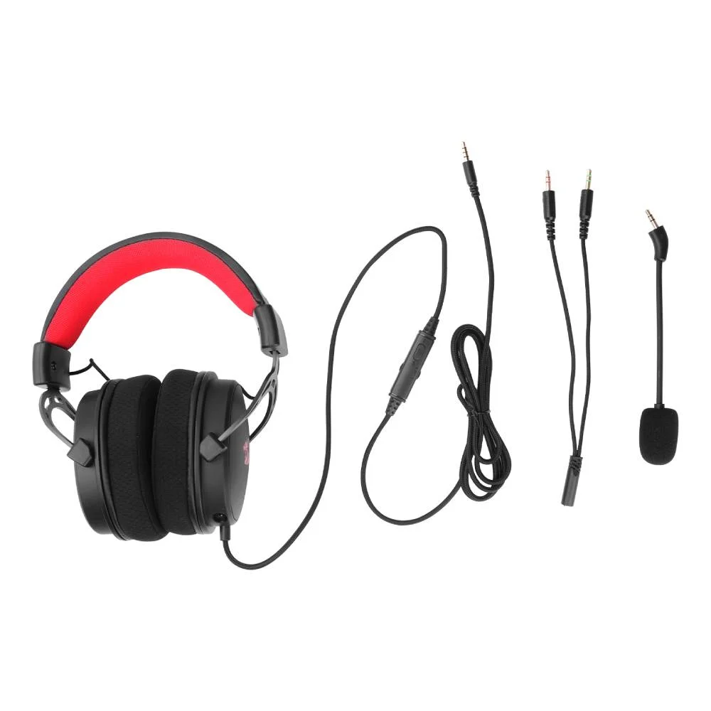 Imagem 5 de 5 do produto Headset Gamer Redragon Cragblade H541 Driver 53mm Microfone Removível - Preto