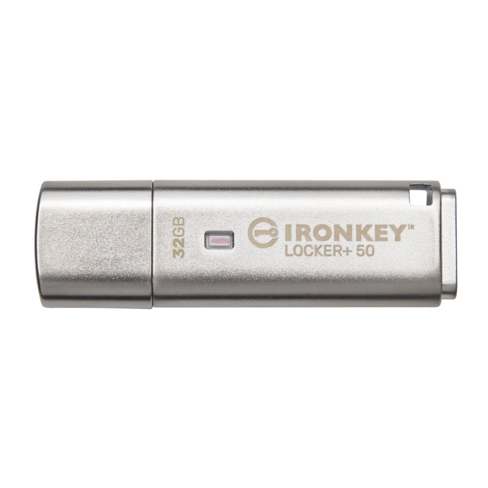 Imagem 3 de 5 do produto Pen Drive 32gb Usb3.2 Cripto Ironkey Locker+ 50 145mbs Leit Iklp50/32gb Kingston