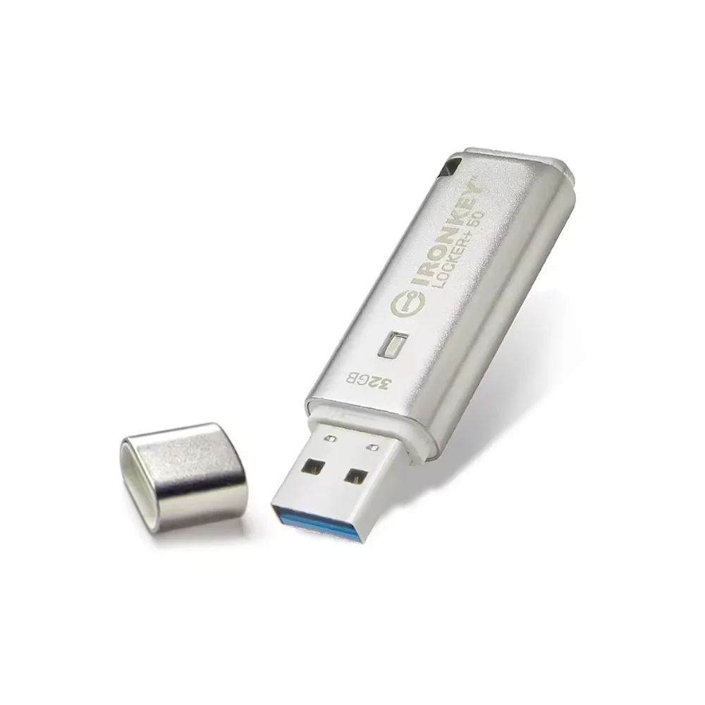 Imagem 4 de 5 do produto Pen Drive 32gb Usb3.2 Cripto Ironkey Locker+ 50 145mbs Leit Iklp50/32gb Kingston