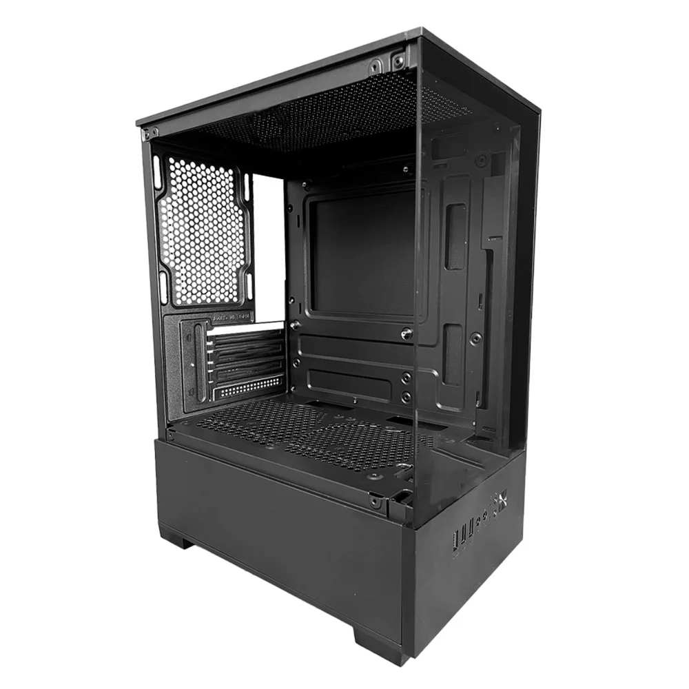 Imagem 3 de 4 do produto Gabinete Gamer Com 3 Fans RGB Duex Lateral Transparente Em Vidro Temperado