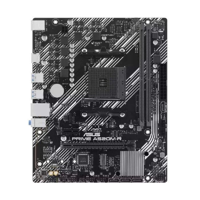 Placa Mãe Asus Prime A520m-r Am4 2xDDR4 Amd A520 Matx 4