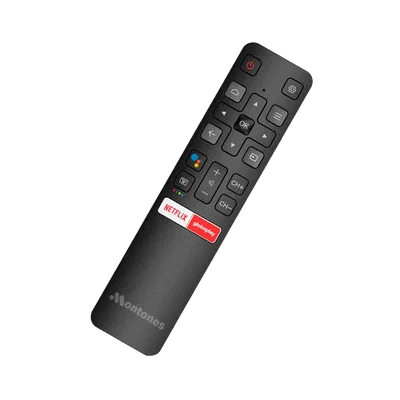 Controle Remoto Para Tv Tcl Semp Smart Globoplay Netflix + 2 Pilhas