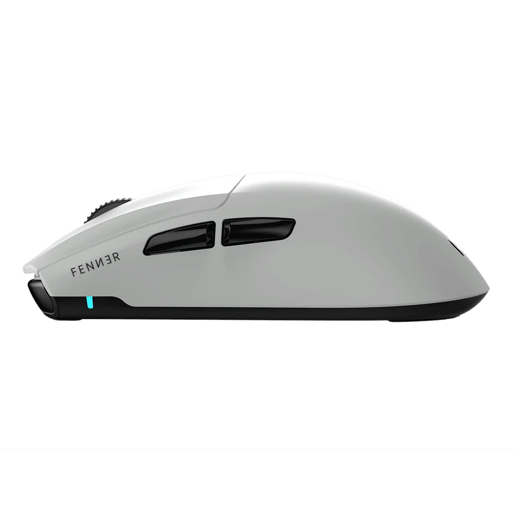 Mouse Gamer Wireless PCyes Fenner White Ghost 26000dpi Pooling Rate 8k - Pmgfwg8k