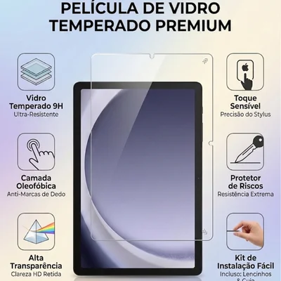 Película De Vidro Para Tablet Samsung A9 Tela De 8.7 Polegadas