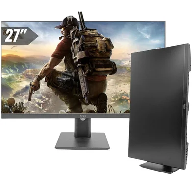 Monitor Gamer LED 27" Tela IPS Full HD 240hz 1ms HDMI DP VESA, Jogos e Trabalho Aitek - Delta-m2715a Pro