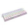 Teclado Mecânico Gamer T-dagger Arena Pro, Rainbow, Wireless/bluetooth, Switch Brown, 60%, Abnt2, Branco, T-tgk321w Pro-br Pt