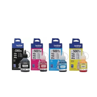 Kit 4 Refil Brother Btd60bk Bt5001 Cmyk   Mfc-t810w