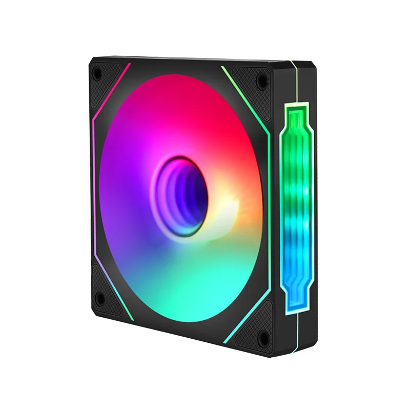 Kit 3 Fans 120mm ARGB Com Controladora E Controle Alta Eficiência E Estilo Para Seu Setup Gamer 7