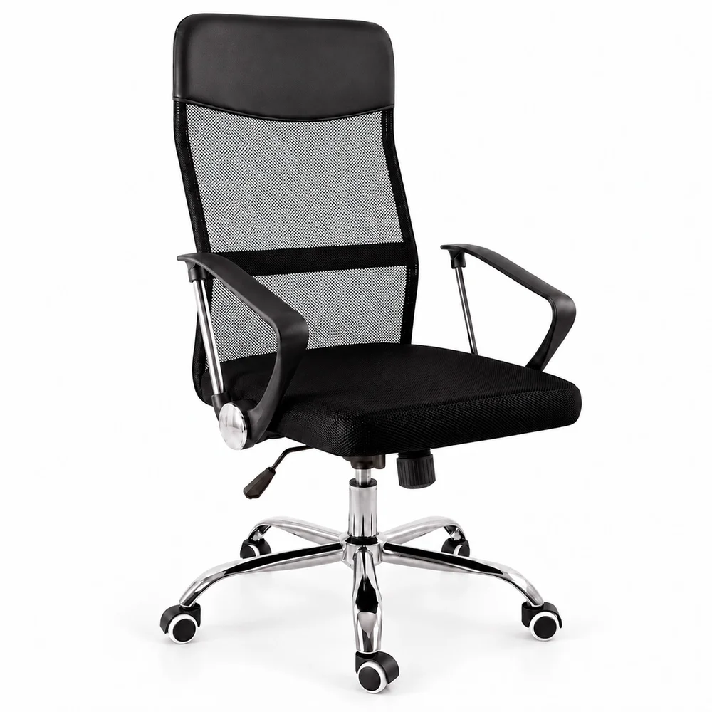 Imagem 3 de 5 do produto Cadeira Escritório Nagano Executiva Giratória Ergonômica Tela Mesh