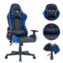 Cadeira Giratória Gamer Kl3 Preto E Azul