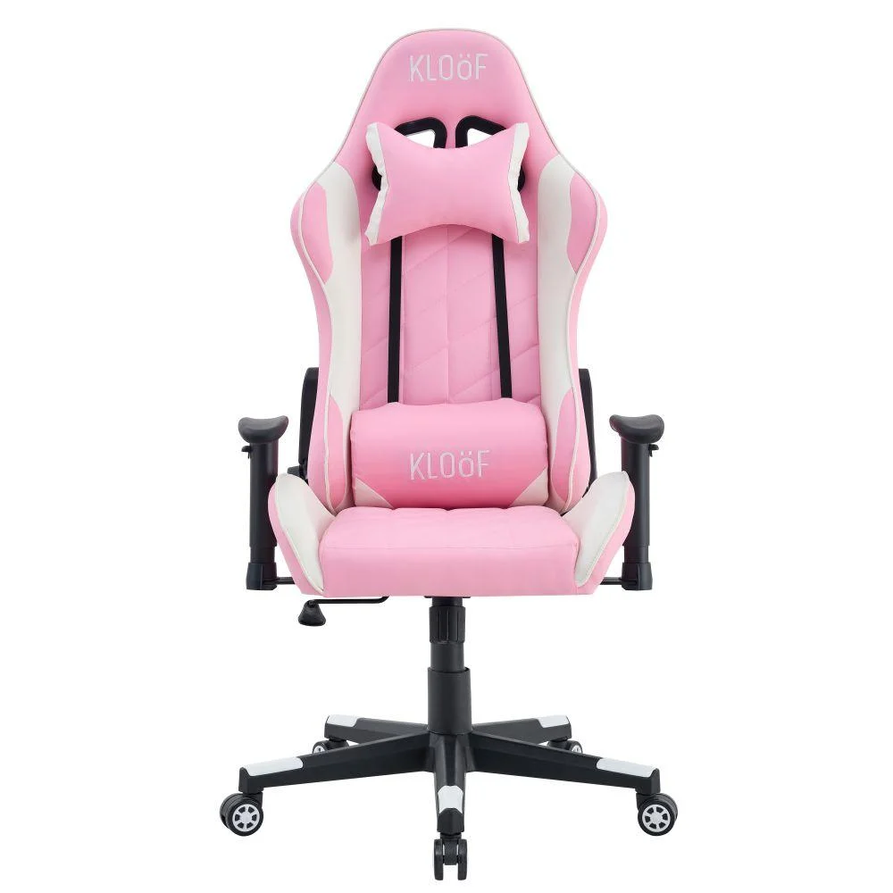 Imagem 4 de 4 do produto Cadeira Giratória Gamer Kl3 Branco E Rosa